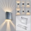 Benin Wall Light LED matt nickel, 2-light sources