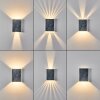 Benin Wall Light LED matt nickel, 2-light sources