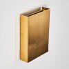 Benin Wall Light LED brass, 2-light sources