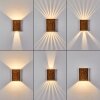 Benin Wall Light LED rust-coloured, 2-light sources