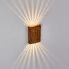 Benin Wall Light LED rust-coloured, 2-light sources