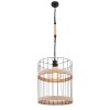 Globo HALIA Pendant Light brown, black, 1-light source