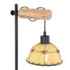 Globo REX Table lamp Light wood, black, 1-light source