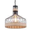 Globo HALIA Pendant Light brown, black, 1-light source