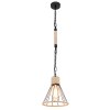 Globo HALIA Pendant Light brown, black, 1-light source