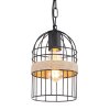 Globo HALIA Pendant Light brown, black, 1-light source