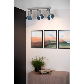 Lucide PICTO Ceiling Light blue, grey, 3-light sources