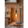 Lucide Pola Table lamp blue, Light wood, 1-light source
