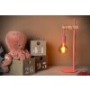 Lucide Pola Table lamp Dark wood, pink, 1-light source