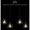 Globo CLASTRA Ceiling Light black, 4-light sources