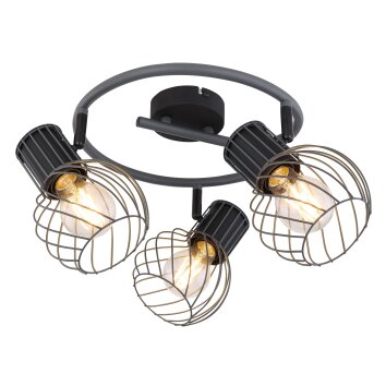 Globo BEVERONE Spotlight black, 3-light sources