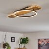 Pompu Ceiling Light LED Light wood, black, 1-light source