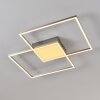 Torresella Ceiling Light LED matt nickel, 2-light sources, Remote control