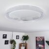 Feletto Ceiling Light LED transparent, clear, white, 1-light source, Remote control