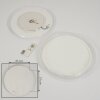 Feletto Ceiling Light LED transparent, clear, white, 1-light source, Remote control