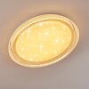 Feletto Ceiling Light LED transparent, clear, white, 1-light source, Remote control