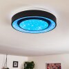 Grimacco Ceiling Light LED black, 1-light source, Colour changer