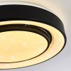 Grimacco Ceiling Light LED black, 1-light source, Colour changer