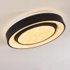 Grimacco Ceiling Light LED black, 1-light source, Colour changer