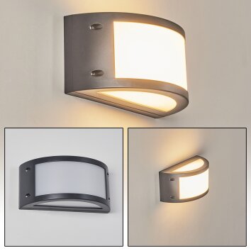 Pompeano Outdoor Wall Light LED black, 1-light source