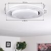 Laganadi Ceiling Light LED white, 1-light source, Remote control