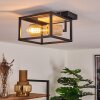 Salla Ceiling Light Light wood, black, 1-light source