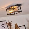 Salla Ceiling Light Light wood, black, 1-light source