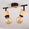 Sezze Ceiling Light Light wood, black, 2-light sources