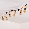 Sezze Ceiling Light Light wood, black, 6-light sources