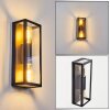Caudry Outdoor Wall Light black, 2-light sources
