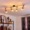 Sezze Ceiling Light Light wood, black, 4-light sources