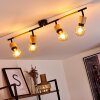 Sezze Ceiling Light Light wood, black, 4-light sources