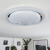 Laganadi Ceiling Light LED chrome, 1-light source, Remote control, Colour changer