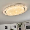 Laganadi Ceiling Light LED chrome, 1-light source, Remote control, Colour changer