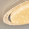 Laganadi Ceiling Light LED chrome, 1-light source, Remote control, Colour changer
