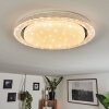 Laganadi Ceiling Light LED chrome, 1-light source, Remote control, Colour changer