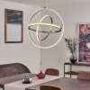 Toga Pendant Light LED matt nickel, 3-light sources