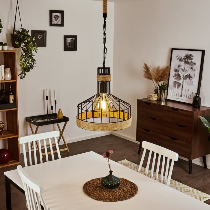 Sulzano Pendant Light brown, black, 1-light source