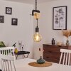 Hautahi Pendant Light Dark wood, black, 1-light source