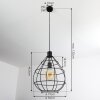 Alafe Pendant Light black, 1-light source