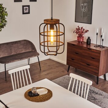 Husvik Pendant Light black, 1-light source