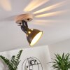 TINA Ceiling Light Dark wood, black, 1-light source