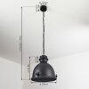 Ogho Pendant Light black, 1-light source