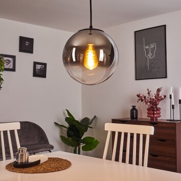 Ahanga Pendant Light black, 1-light source