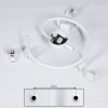 Planes Ceiling Light LED white, 3-light sources