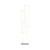 Paul Neuhaus Q-INIGO Floor Lamp LED brushed steel, 3-light sources, Remote control