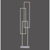 Paul Neuhaus Q-INIGO Floor Lamp LED brushed steel, 3-light sources, Remote control