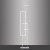 Paul Neuhaus Q-INIGO Floor Lamp LED brushed steel, 3-light sources, Remote control
