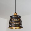 Strathmore Pendant Light Dark wood, black, 1-light source