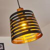 Strathmore Pendant Light Dark wood, black, 1-light source